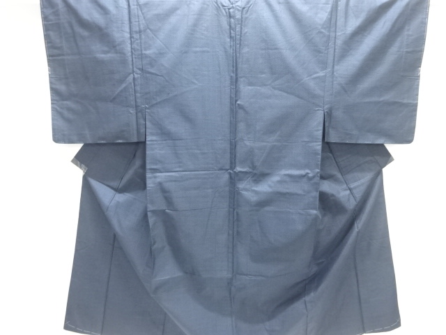 JAPANESE KIMONO FOR MEN / DORO OSHIMA TSUMUGI / WOVEN KIKKO KASURI